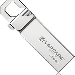 Lapcare Flais 128GB Metal USB 3.2 Flash Drive | Pen Drive | Up to 400Mbps Speed | Reliable Data Storage with 5-Year Warranty| Universal Compatibility - MAC/Win/Linux | OTG Support-24