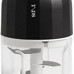 Salt ChopEase Classic Rechargeable Mini Electric Chopper | Food Grade Jar | Stainless Steel Blades | Powerful Motor with Long Lasting Battery | Chop Onion, Garlic, Ginger, Vegetables | 250ML | Black-18