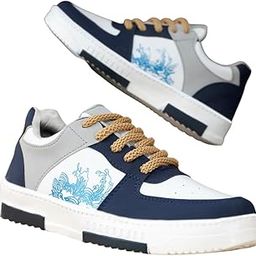 Men's Casual Shoes | Stylish & Comfortable Sneakers | Lightweight Synthetic Upper | Cushioned Insole | Ideal, Office, Travel & Outings (P1)-image-2