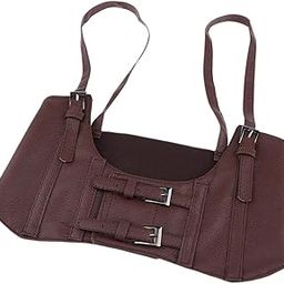 Fashion Leather Steampunk y Underbust Waist Belt Corset Brown Artificial Leather Clothing, Shoes & Accessories | Womens Accessories | Belts-image-96