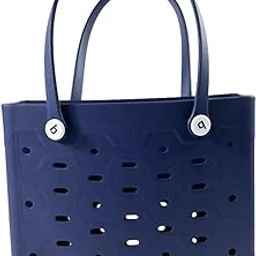 ™ Beach Hole Bag Fashion Lightweight EVA Basket for Boat Tours Holidays Travel dark blue | Womens Handbags & Bags-image-97