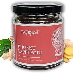 Tasty Updates Kerala Homemade Chukku Kappi | Traditional Herbal Coffee with Dry Ginger & Spices | Natural Remedy for Cough, Cold & Digestion | 100% Authentic Kerala Health Drink- 100g-image-18