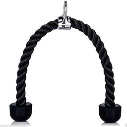Emeret Heavy Duty Tricep Rope Attachment Pull Down/Extension Multi Gym Bodybuilding Cable Fitness Equipment-6