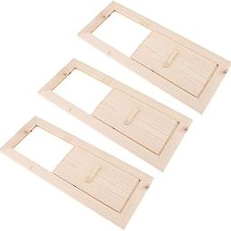 MERISHOPP® 3 Pieces Cedar Sauna Air Ventilation Panel, 13x5.1inch, Sauna Accessories|Home & Garden | Yard, Garden & Outdoor Living | Pools & Spas-picture-22