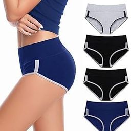 Womens Super Combed Underwear Cotton Bikini Panties for Women Hipster Panty Ladies Panties Set Combo Panty (Pack of 4) (Multicolor)-image-13