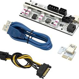 MERISHOPP USB 3.0 Pci-E Riser Card with 23.62'' USB 3.0 Cable 16X Riser Adapter Card|Computers/Tablets & Networking | Computer Cables & Connectors | Other Computer Cables-14
