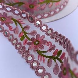MODERN HUB Multicolor Laces for Dresses, Sarees, Lehenga, Suits, Bags, Decorations, Borders, Crafts and Home Décor, (3 M)-image-87