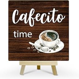 Cafecito Sign Desk Decor Coffee Signs for Coffee Station Bar Decor, Kitchen Decor Home Office Wood Sign Table Centerpiece Gifts -26-image-92
