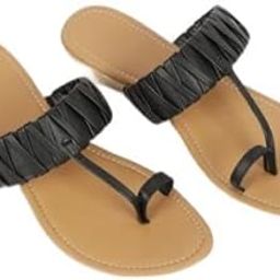 Women's Sandals – Elegant Toe Ring Design with Stylish Ruched Straps, Perfect for Weddings, Festive & Evening Occasions-image-11