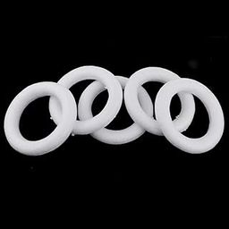 CALANDIS™ 5 Pieces Round Circle Ring Polystyrene Styrofoam Material for Kids Painting Drawing DIY Modeling Craft Model Making 110mm-image-45