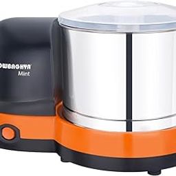 SOWBAGHYA Mint 2Ltr Table Top Wet Grinder | Heavy Duty Motor | Ideal for Your Kitchen | 2Ltr Wet Grinder for All Kinds of Batter for South Indian Dishes | ABS (Black)-20