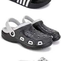 Lightweight Classic Slider || Sandals with Clogs for Men-Combo-COMBO(3)-3024-3018-3104-10 -P2-20