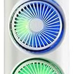 PANDIYA'S Double End Spray Fan Portable Air Cooler Fan with Dual LED Lights and Mist Spray Cooler-picture-21