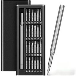 NicBex 24 in 1 Precision Screwdriver Set, Magnetic Driver Bit Kit, Phillips Head, Repair Tools for Electronics-image-65