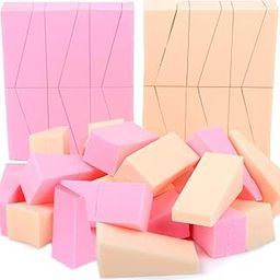 COSLUXE Makeup Sponge Blender For Face Curve Blending, Latex Free, Small Wedge Shaped Smooth Apply Beauty Sponge Applicator For Liquid Cream Foundation 12 - Pcs)-image-12