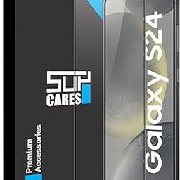 SupCares Military-Grade Gorilla Tempered Glass Screen Protector for Samsung Galaxy S25 / S24 (6.2 Inch) With Installation Kit | Edge to Edge Coverage | Black-image-74