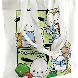 Tote Bag for Women Girls Canvas Hand Bag Kawaii Canvas Book Bag Casual Shoulder Bags Corduroy Tote Bag Gift for Girls-image-3