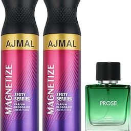Ajmal 2 Magnetize Deo each 200ML & Prose EDP 20ML Pack of 3 (Total 420ML) for Men & Women-picture-15