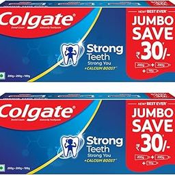 Colgate Cavity Protection Strong Teeth Toothpaste with Amino Shakti - 1000gm (500gX2) Saver Pack , India's No.1 Toothpaste-5