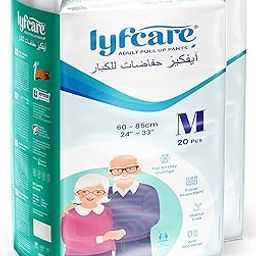 Adult Diapers Medium Size (M) - 40 Units (Pack of 2) | Unisex Diapers Pants Style | Waist (60-85 cm) | Wetness Indicator, Super Absorption, 360° Protection & 0% Leakage | For Men & Women-image-35