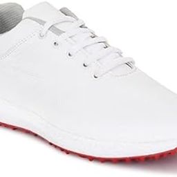 Men's PU Leather Lace-up Professional Golf Shoes-image-58