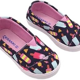 Glitter Multi Color Print Shoes Baby Girls-picture-21