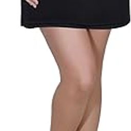 Essentials Mid Rise Short Inner Skirt Slip for Women, Full Coverage Innerwear Skirts, Elasticated Underskirt for Dresses (Pack of 1 and 2)-image-8