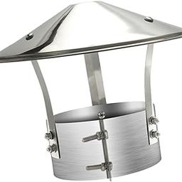 ARTISOUL® Chimney Cap Cover Outside Home Rain Cover Snow Protector Lid Roof Rain Guard Pipe Dia 16Cm | Home Improvement | Heating, Cooling & Air | Fireplaces & Stoves | Other Fireplaces & Stoves-image-42