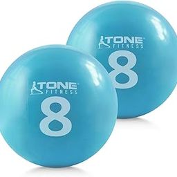 CAPHAUS Soft Weighted Exercise Ball, Weighted Toning Ball, Soft Medicine Balls for Exercise, Yoga, Pilates & Physical Therapy, 6, 8, 10 LB, Option Available in Single, Pair & Set with Rack-image-6