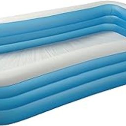 Intex Swim Center Family Inflatable Pool, 6 Years 120x72x22 inches (Blue)-10