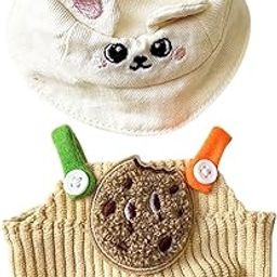 CALANDIS™ Doll Pants Clothes Doll Accessories Clothing Dress up Clothing Doll Outifits cookies hat set-image-24