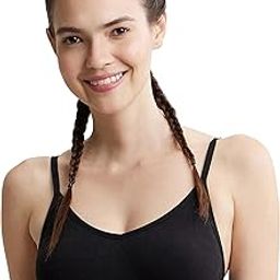 FE74 Women's Wirefree Seamfree Non Padded Micro Touch Nylon Elastane Stretch Full Coverage Optional Cross Back Styling Everyday Bra-image-23