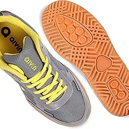 AIVIN Clash Badminton Shoes for Men, Rubber Sole with PVC Synthetic Leather Upper and mesh for Sports, Badminton, Volleyball, Squash, and Table Tennis Light Weight Shoes-image-98