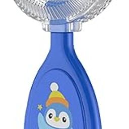 Mommas Baby U-Shaped Toothbrush for kids, Food Grade Soft Silicone Brush Head, 360° Oral Teeth Cleaning Tool, Toxic-Free Material, Soft & Elastic Bristles For 360° Degree Dental Cleaning (MB40268)-10
