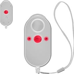 Hidden Camera Detector - Portable Hidden Camera Device - Bug Camera- Personal Safety Sound Alarm with Flashing Strobe Lights - 130dB Siren ( White Colour )-13