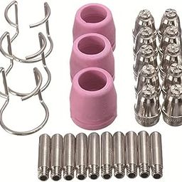 kobeIeen SG55 AG60 LGK60 Consumables Electrodes Sheild Cups Tips Spacer Guide Welders Torch Combination-image-12