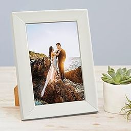 Art Street wood Customized Table Photo Frame With Photo Upload, Birthday, Anniversary Gift for Husband, Couple, Brother, Sister, Parrents (4x6 Inch, White), Rectangular, tabletop-image-26