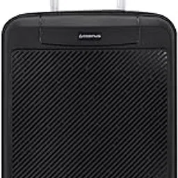cosmus Speed 56 cm Cabin Size Hard Trolley | 20 Inch PP Hard-Sided Polypropylene Cabin Luggage Premium Trolley Bag (Black)-picture-3