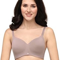 Women's Full Coverage Padded Non-Wired Ultra Soft Seamless Bra-image-29