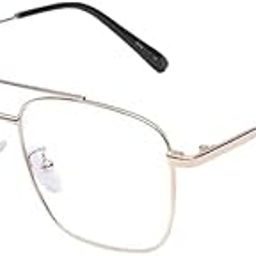 Eyewear world Blue Cut Reading Glasses For Men, Blue Light Blocking Reading Glasses For Men 1.00 1.25 1.50 1.75 2.00 2.25 2.50 2.75 3.00 Anti Glare Hydrophobic Goloden Double bridge metal-image-94