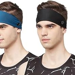 Fabme Headband- Pack of 2 - for Men and Women - Yoga, Sport and Running-image-61