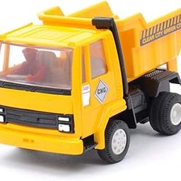 AmazHub CNG Dumper Truck|Pull Back Action Car Toy|Miniature Toy Pull Back car for 3 Years (Multi Color)-16