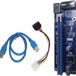 30cm USB3.0 PCI-E Express 1x to 16x Extender Riser Card Adapter Power Cable-image-69