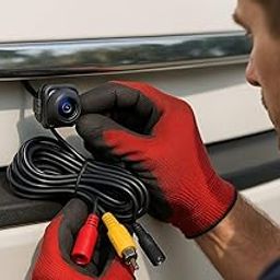 Mogato Car Backup Camera with Night Vision, Dome Mount Design, RCA Connector, Black-picture-1