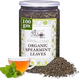 The Indian Chai Organic Spearmint Tea For Women's Pcod & Pcos|Helps With Hormonal Imbalance,Facial Hair & Acne|Improves Digestion|Relieves Stress|Herbal Tea|Caffeine Free|Loose Leaves-100 Gram-picture-32