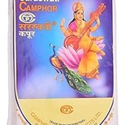 Saraswati Brand Crystal Clear Camphor/Kapoor Slab 100 GM-image-56