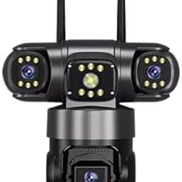 CAMLEIGH V380 Pro New 3 Lens and 3 Screens 4G PTZ Camera 6MP WiFi Security CCTV Wireless IP Triple-Lens Network PTZ Triple Screens Camera-picture-26