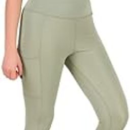 AG SWAD MASALA Women's Polyester Solid Ankle length High Waisted Tights (Sea Green, M)-PID61846-image-64