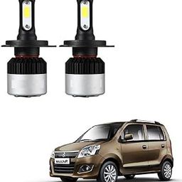 Car Headlight bulb set H4 Type High Defination Cob Led Ultra White Light with High/Low Beam suitable for Maruti Suzuki Wagon-r Type-3-image-77