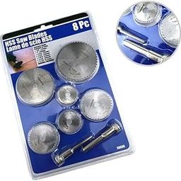 A AND S TOOL® High speed steel cutting blades, wood, plastic, metal, small saw blades, electric grinder accessories, 3.2mm rod-0